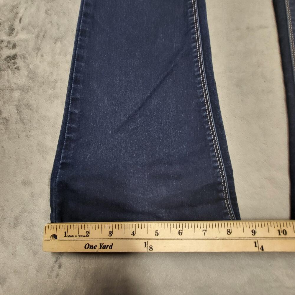 Max Jeans Jeans Womens 2 Blue Bootcut Dark Wash Modern Boot Stretch 5-Pocket - Picture 7 of 12